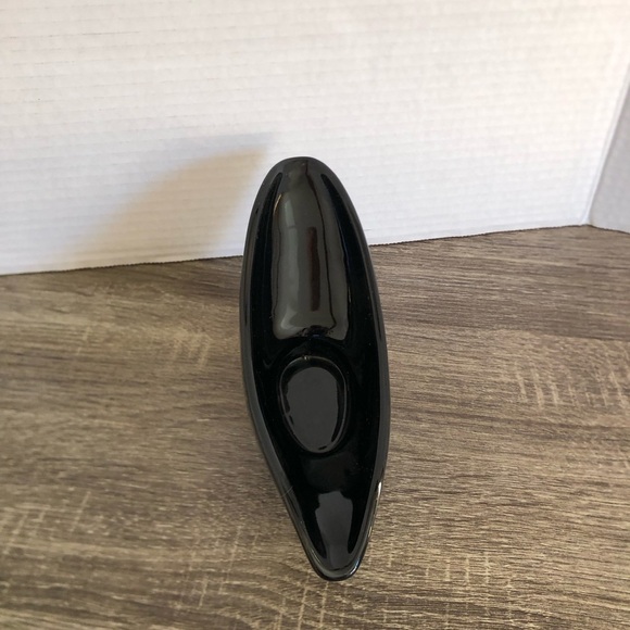 Vtg Beauceware Pottery MCM Black Ceramic Planter - Picture 3 of 14